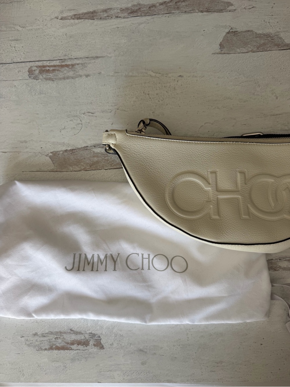 Jimmy Choo LOT Belt Bag and Sneakers Never worm